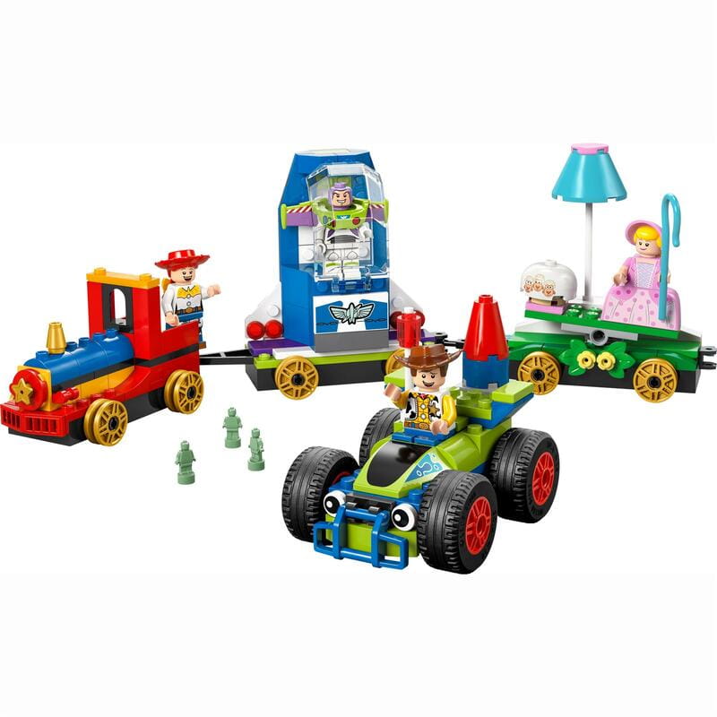 Конструктор LEGO Disney Pixar Святкування з Історії Іграшок: потяг і авто для перегонів (43264)