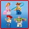 Фото - Конструктор LEGO Disney Pixar Святкування з Історії Іграшок: потяг і авто для перегонів (43264) | click.ua