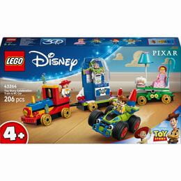 Конструктор LEGO Disney Pixar Святкування з Історії Іграшок: потяг і авто для перегонів (43264)