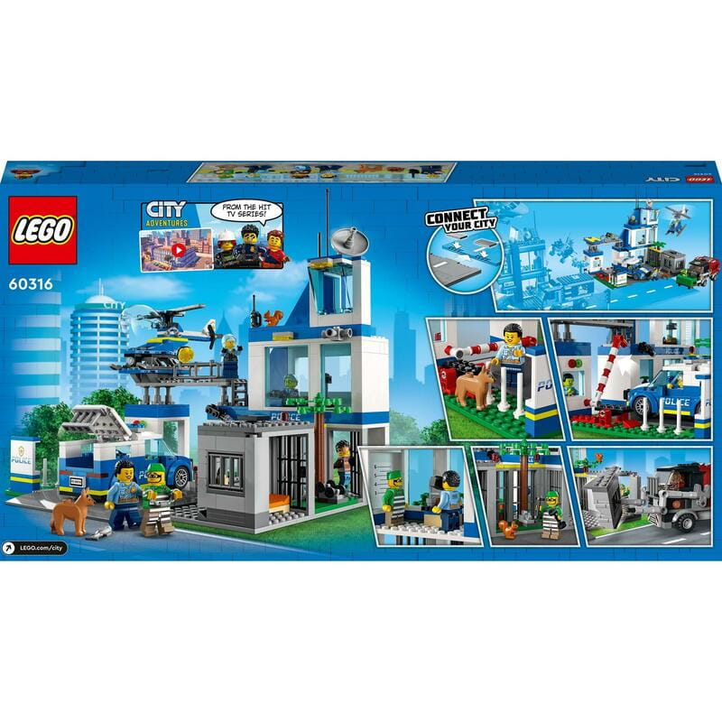 Конструктор LEGO City Поліцейська дільниця (60316)