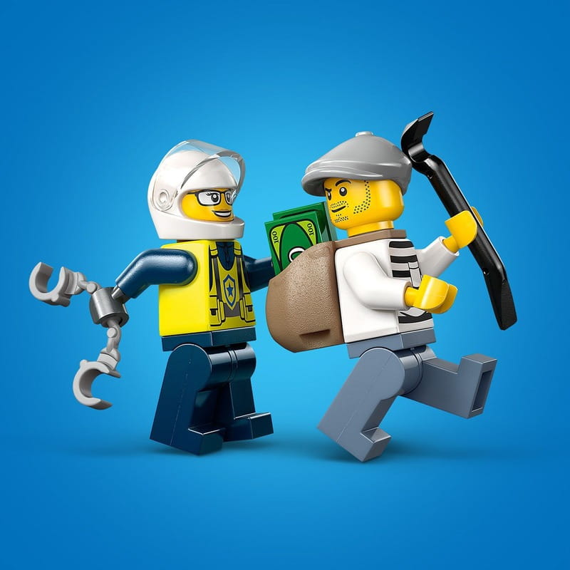Конструктор LEGO City Переслідування на поліцейському мотоциклі (60455)