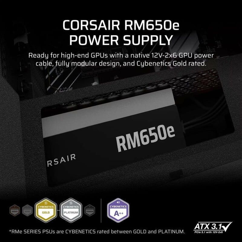 Блок питания Corsair RM650e (CP-9020302-EU) 650W