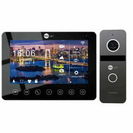 Комплект відеодомофона NeoLight NeoKIT HD WF B/Graphite