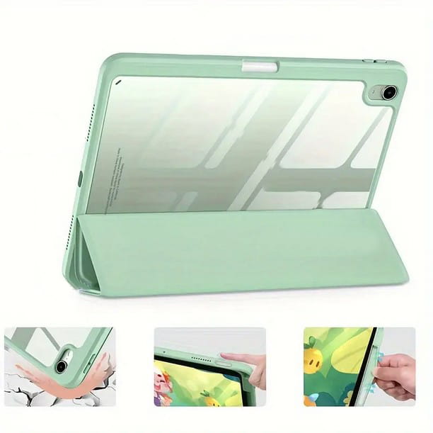 Чeхол-книжка BeCover Soft Edge TPU с креплением Apple Pencil для Apple iPad Air (4/5) 2020/2022 10.9" Light Green (711698)