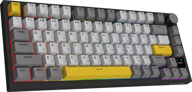 Клавиатура беспроводная Ajazz AK820 Pro Gift Switch Black (AK820PRO-G-BGY)