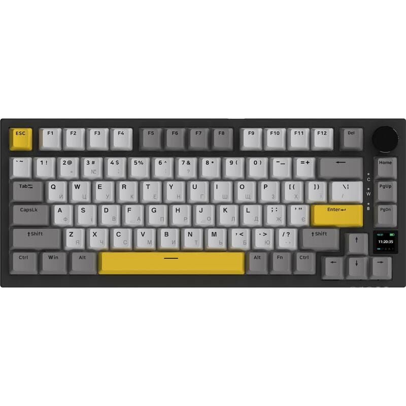 Клавиатура беспроводная Ajazz AK820 Pro Gift Switch Black (AK820PRO-G-BGY)