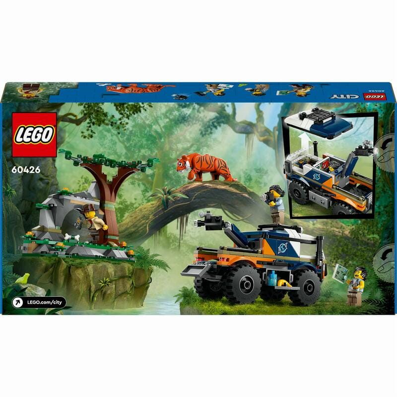 Конструктор LEGO City Позашляховик для дослідження джунглів (60426)