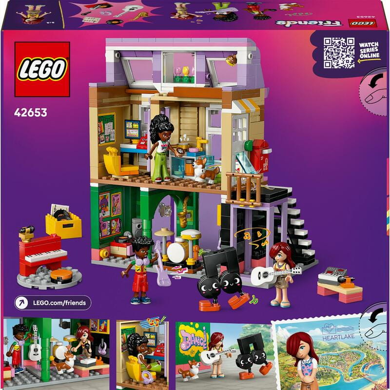 Конструктор LEGO Friends Музична крамниця і квартира (42653)