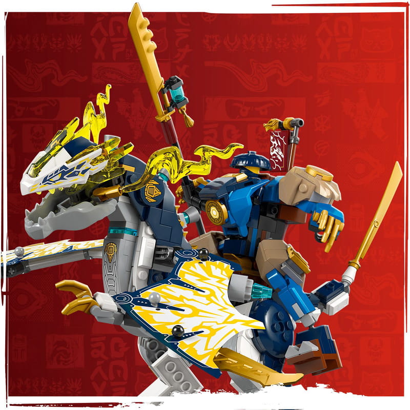 Конструктор LEGO Ninjago Разбойник: Робот-всадник на драконе (71843)