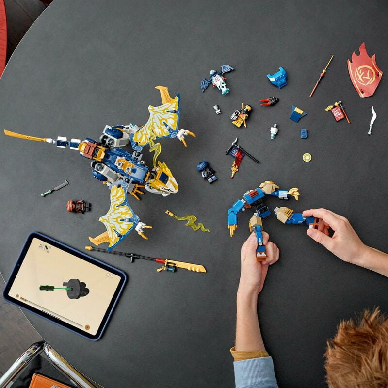 Конструктор LEGO Ninjago Разбойник: Робот-всадник на драконе (71843)