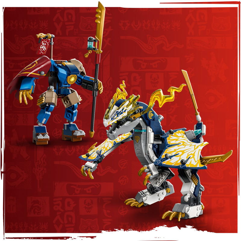 Конструктор LEGO Ninjago Разбойник: Робот-всадник на драконе (71843)