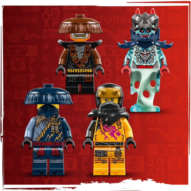 Конструктор LEGO Ninjago Разбойник: Робот-всадник на драконе (71843)