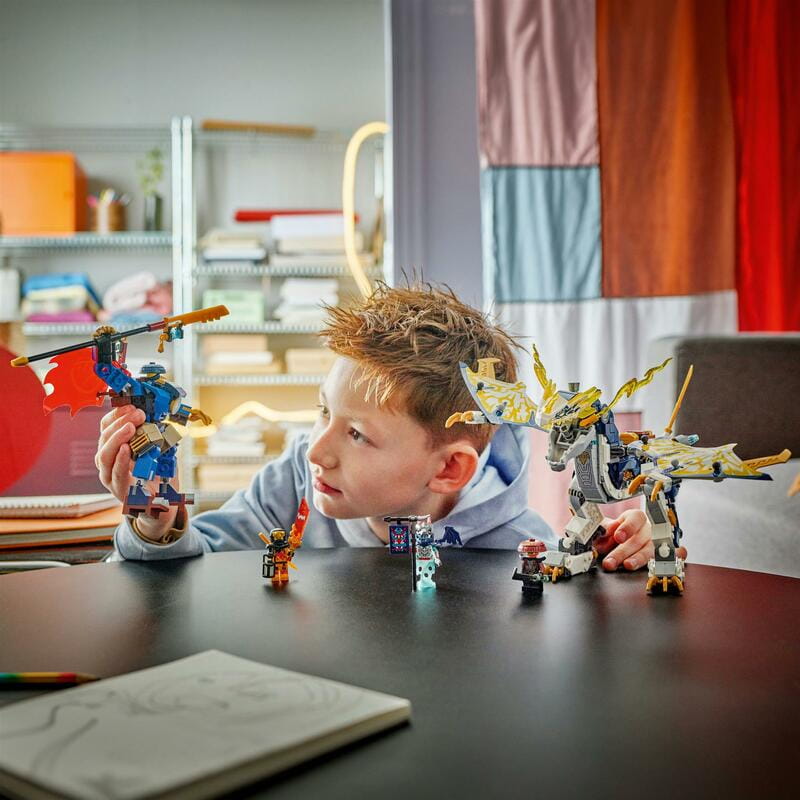 Конструктор LEGO Ninjago Разбойник: Робот-всадник на драконе (71843)