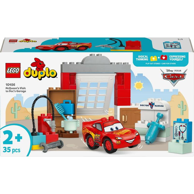 Конструктор LEGO Duplo Disney Візит МакКвіна в гараж Дока (10456)
