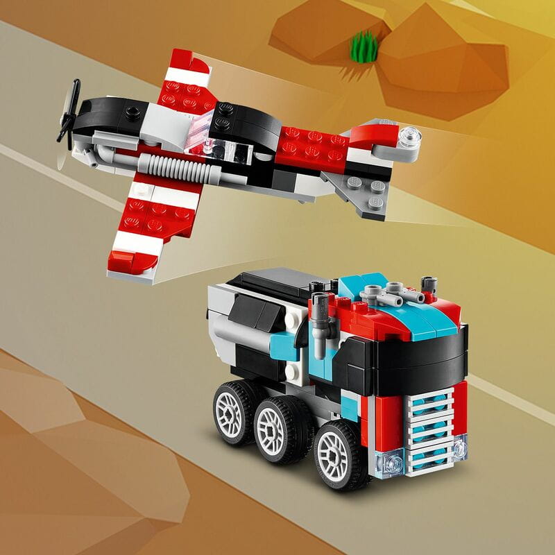 Конструктор LEGO Creator Бортовой грузовик с вертолетом (31146)