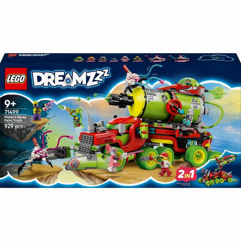 Конструктор LEGO Dreamzzz Грузовик Матео с аэрозольной краской (71499)