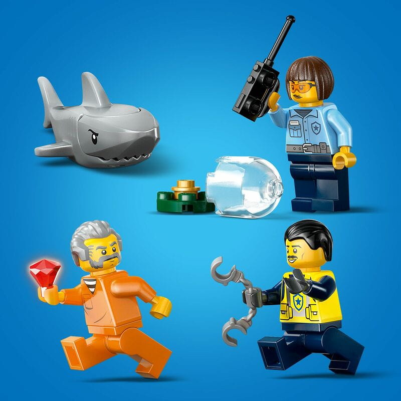 Конструктор LEGO City Переслідування на поліцейському катері (60456)