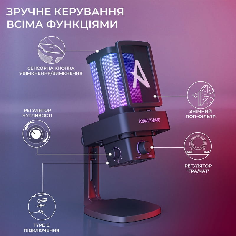 Микрофон Fifine Q8PRO Black