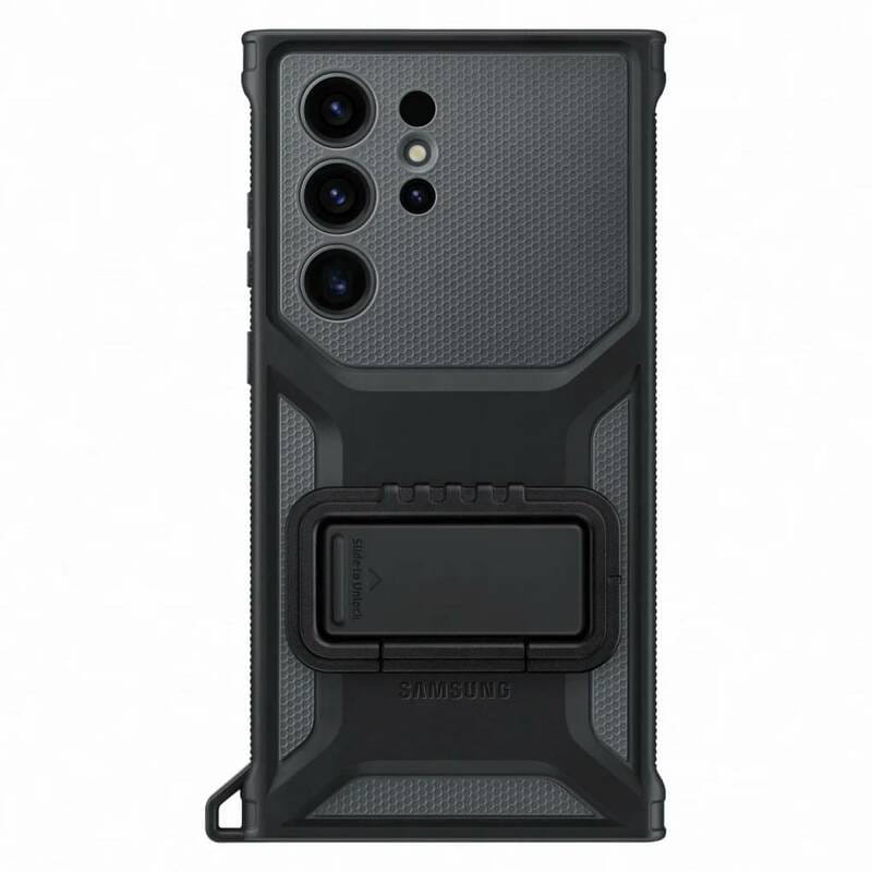 Чeхол-накладка Samsung Rugged Gadget Cover для Samsung Galaxy S23 Ultra Titan (EF-RS918CBEGRU)