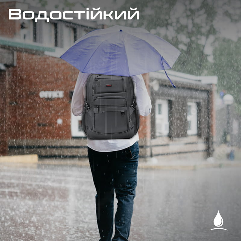 Рюкзак для ноутбука Promate Elitepack Lite 15.6" Black