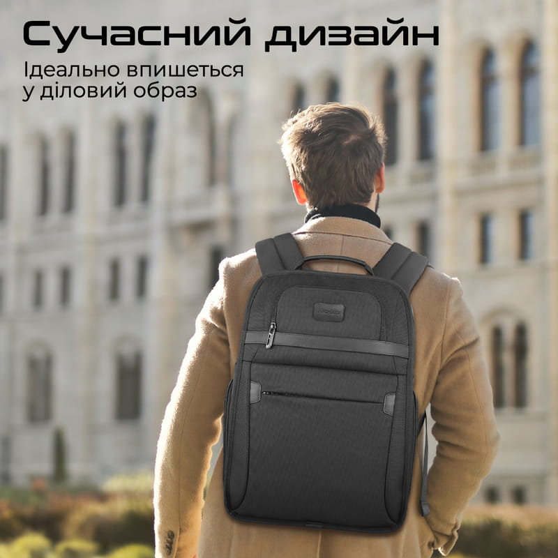 Рюкзак для ноутбука Promate Paramount BP 15.6" Black