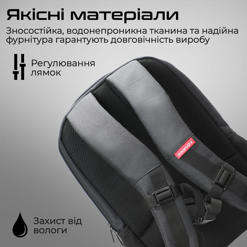 Рюкзак для ноутбука Promate Satchel BP 15.6" Blue