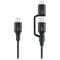 Фото - Кабель Promate USB Type-C - USB Type-C Lightning (M/M), 3A, 60W, 1.2 м, Black (powerlink-cci.black) | click.ua