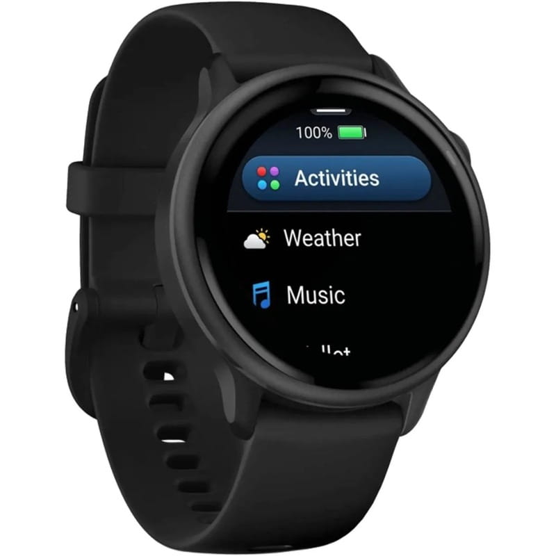 Смарт-часы Garmin Vivoactive 6 Slate with Black Silicone Band (010-02985-40)