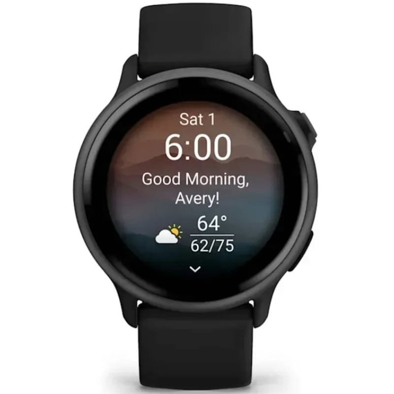 Смарт-часы Garmin Vivoactive 6 Slate with Black Silicone Band (010-02985-40)