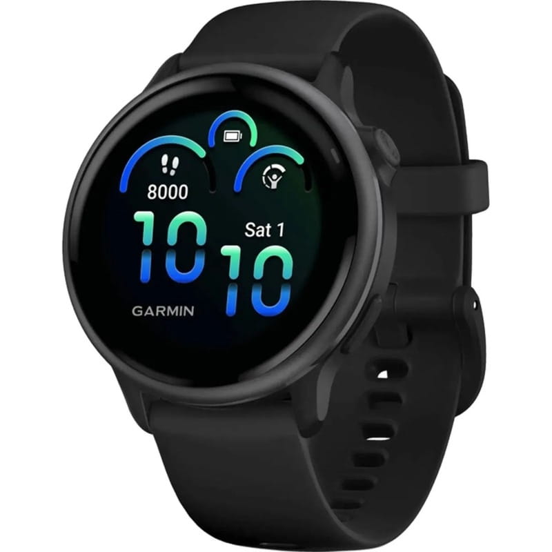 Смарт-часы Garmin Vivoactive 6 Slate with Black Silicone Band (010-02985-40)