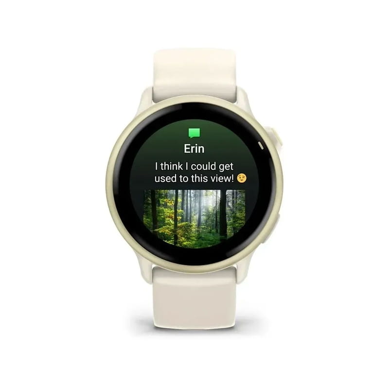 Смарт-часы Garmin Vivoactive 6 Lunar Gold with Bone Silicone Band (010-02985-41)