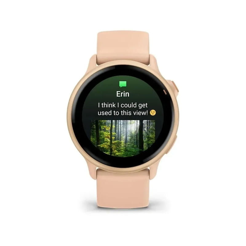 Смарт-часы Garmin Vivoactive 6 Metallic Pink Dawn with Pink Dawn Silicone Band (010-02985-43)