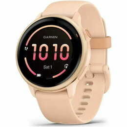 Смарт-часы Garmin Vivoactive 6 Metallic Pink Dawn with Pink Dawn Silicone Band (010-02985-43)