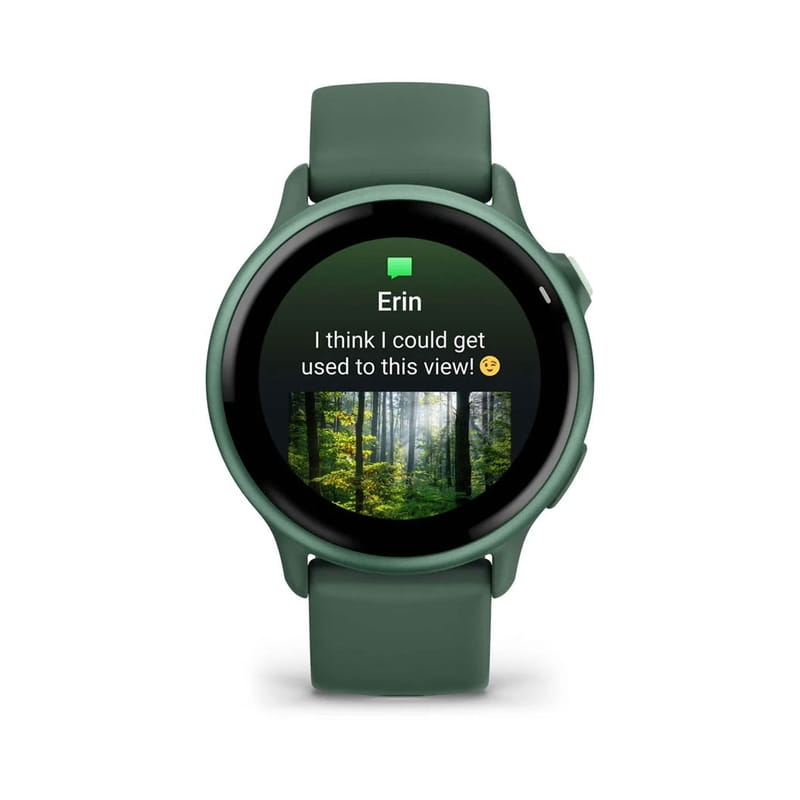 Смарт-часы Garmin Vivoactive 6 Metallic Jasper Green with Jasper Green Silicone Band (010-02985-42)