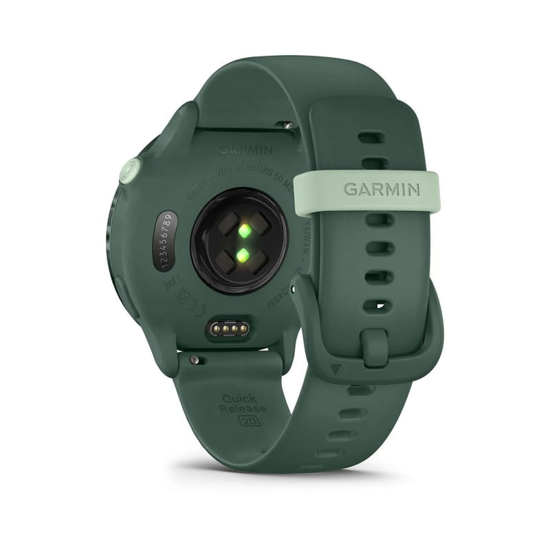 Смарт-часы Garmin Vivoactive 6 Metallic Jasper Green with Jasper Green Silicone Band (010-02985-42)