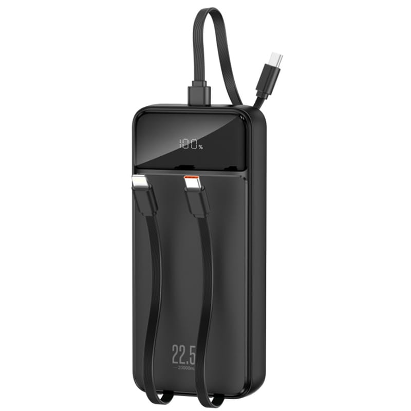 Універсальна мобільна батарея XO PR275 20000mAh 22.5W Black