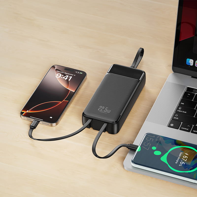Універсальна мобільна батарея XO PR275 20000mAh 22.5W Black