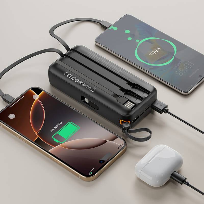 Універсальна мобільна батарея XO PR279 20000mAh 10W Black