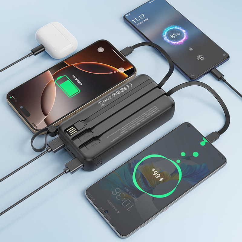 Універсальна мобільна батарея XO PR279 20000mAh 10W Black