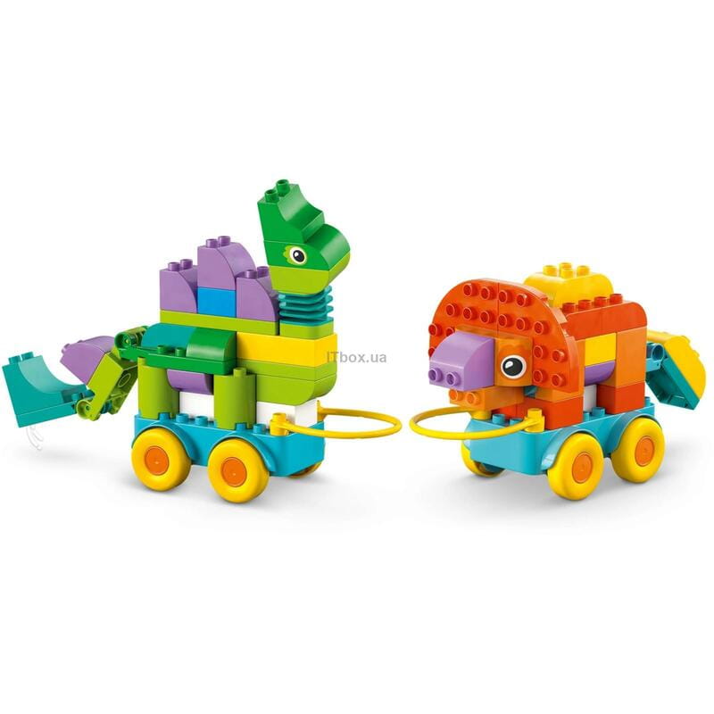 Конструктор LEGO Duplo Town Динозаври на колесах 3 в 1 (10451)