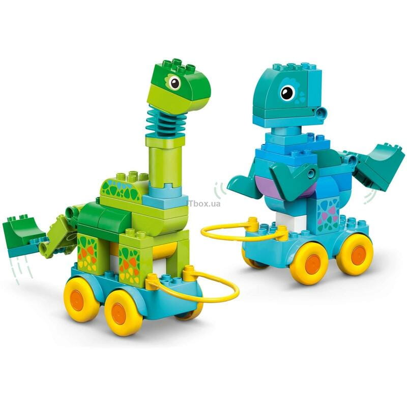 Конструктор LEGO Duplo Town Динозаври на колесах 3 в 1 (10451)