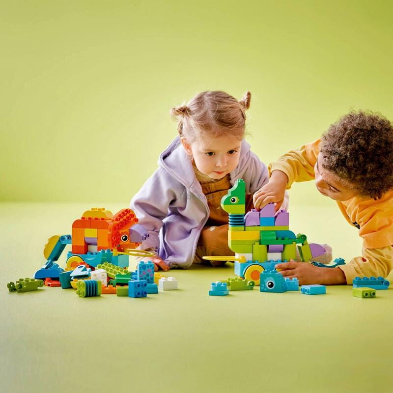 Конструктор LEGO Duplo Town Динозаври на колесах 3 в 1 (10451)