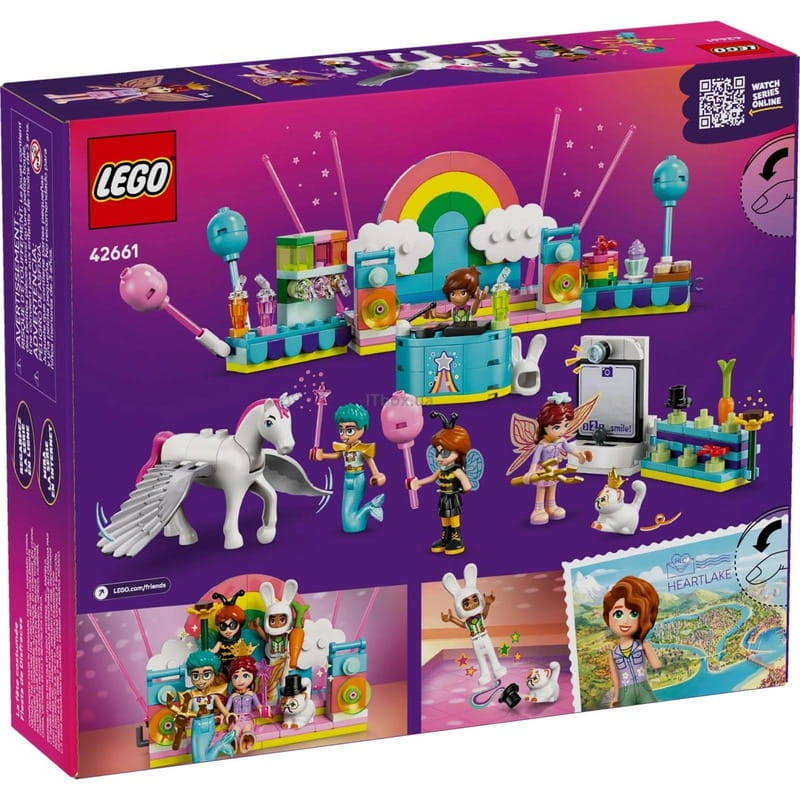 Конструктор LEGO Friends Костюмована вечірка з єдинорогом і феєю (42661)