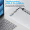 Фото - USB-хаб Promate LiteHub-4 USB Type-C Grey | click.ua