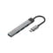 Фото - USB-хаб Promate LiteHub-4 USB Type-C Grey | click.ua
