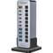 Фото - USB-хаб Promate GegaTower-60w USB Type-C Grey | click.ua