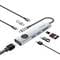 Фото - USB-хаб Promate ComandHub-Lite USB Type-C Grey | click.ua