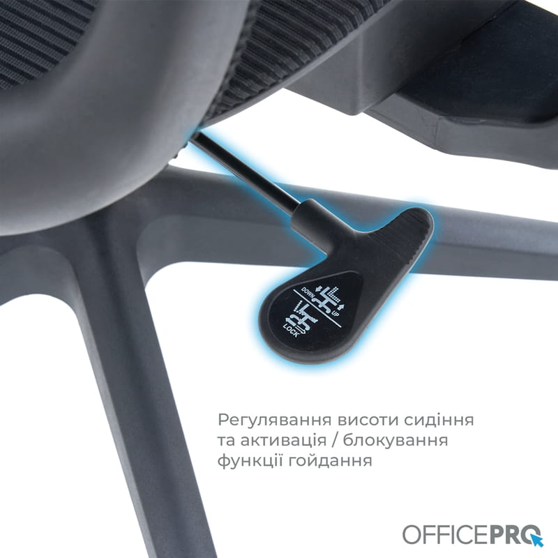 Кресло офисное Officepro Wave OC670-B-B-B Black