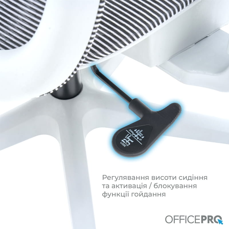 Купить Кресло офисное Officepro Wave OC670-G-G-G Grey Кресло офисное Officepro Wave OC670-G-G-G Grey