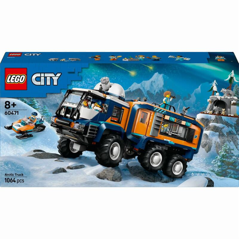 Конструктор LEGO City Арктична дослідницька вантажівка з науковою лабораторією (60471)